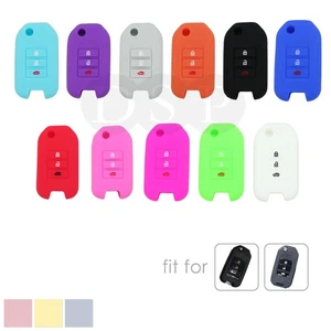 Silicone Cover Shell fit for HONDA Civic Crider Flip Remote Key 3 BTN CV9202 - Picture 1 of 33