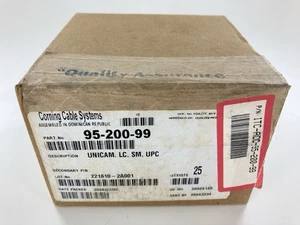 NOS - 2006 - (BOX OF 25) Corning 95-200-99 Unicam Connector Pretium LC SM OS2 - Bild 1 von 5