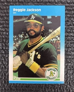 1987 Fleer Update Reggie Jackson# U-49 Oakland A's HOF NM-MT - Picture 1 of 2