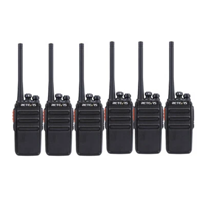 3XRetevis RT24 Walkie Talkie 6pcs 16Kanäle VOX Handfunkgerät  Hotel Sicherheit - Bild 1 von 4