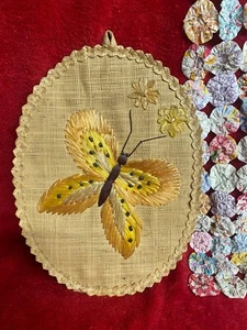Woven Butterfly Wall Decoration - Picture 1 of 3