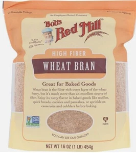 Bobs Red Mill Bran Wheat 16 oz (Pack of 2) - Picture 1 of 1