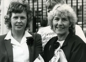 United Kingdom Mining Miners' Strikes Betty Heathfield Anne Scargill Photo 1984 - Picture 1 of 4