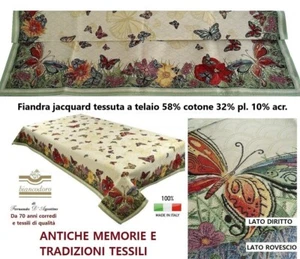 Tovaglia a tessitura jacquard , arazzo cm. 140 x 180 senza tovaglioli - Foto 1 di 10