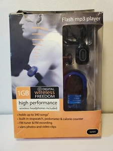 RCA Jet Stream Flash Mp3 Player 1GB High Performance Calorie Counter S2501 - Picture 1 of 3