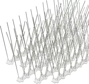 25M/50Pcs Bird Pigeon Steel Spikes Pest Control Cat Deterrent Anti Repeller - Picture 1 of 25