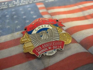 GWRRA Honda Gold Wing Road Riders Assn Wing Ding 25 2003 Motorcycle Show Pin - Picture 1 of 5