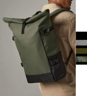 BagBase Block Roll-Top Backpack BG858