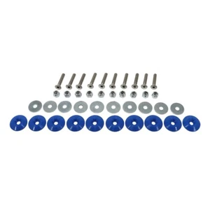 10 Piece Injection Molded Blue Body Allen Head Bolt Kit Modified Sport Mod IMCA - Picture 1 of 1
