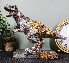 Steampunk Tyrannosaurus Rex Statue Dinosaur Figurine Collectible Novelty
