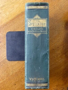 The Spectator: Complete in One Volume - Original 1877 William P Nimmo ed. - Picture 1 of 6