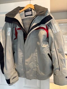 Pelle P Petterson Sailing Jacket Mens Large L silver grey - Picture 1 of 1
