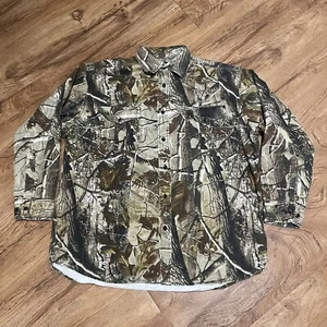 Redhead Realtree Leaves Tree Limbs Camouflage Hunting Shirt Mens Size XL Hunters - Picture 1 of 14
