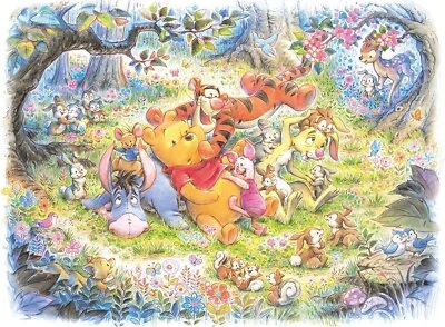 500 Piece Jigsaw Puzzle Disney Somehow Happiness 35x49cm - Image 1 of 4
