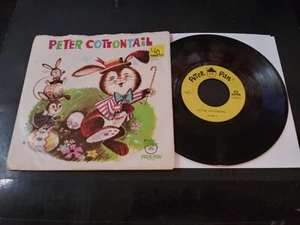 Peter Pan Players – Peter Cottontail VG Peter Pan 45RPM Record & Pic Sleeve 1960 - Picture 1 of 5