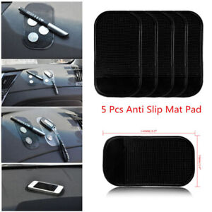 5 Pcs Black Universal Anti-Slip Car Dashboard Sticky Pad Mat For Cell Phone GPS