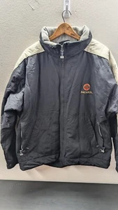 MENS GEAR FOR SPORTS JACKET BACARDI RUM LOGO WITH HOOD MULTIPLE POCKETS BLACK L - Picture 1 of 15