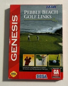 Pebble Beach Golf Links (Sega Genesis, 1994) mit Karton und Handbuch - Bild 1 von 5