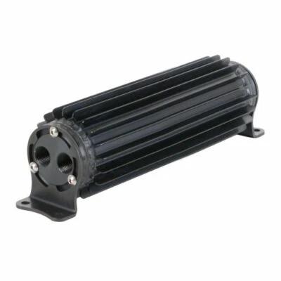 Derale 13279 2 Pass 10'' Black Anodized Heat Sink Cooler - Image 1 of 3