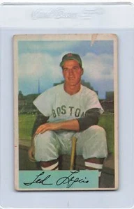 1954 Bowman #162 Ted Lepcio Red Sox Poor *1289 - Picture 1 of 2