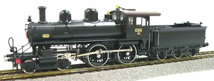 Locomotora de vapor HO Musashino 4-4-0 Alco JGR clase 6400 #688 latón escala RTR H0 - Imagen 1 de 18