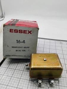 Se adapta hasta 1938 Ford Essex 16-4 relé de faros doble 12V NORS hecho en EE. UU. - Imagen 1 de 10