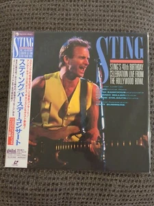 STING 40th Birthday Celebration 1992 Japanese Laserdisc w/ obi. New. Sealed - Picture 1 of 2