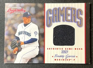 Camiseta deportiva Donruss Originals Gamers #11 Freddy Garcia 372/500 GU 2002 Mariners - Imagen 1 de 2