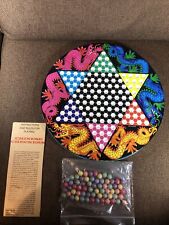 Vintage Chinese Checkers Game Metal Game Complete Made In England