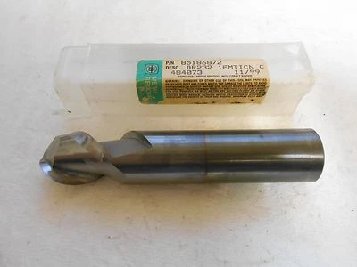 Metal Removal Solid Carbide Ball End Mill 1" x 1-1/4" 2FL TiCN #85186872 - Image 1 of 3