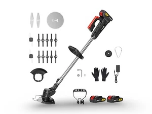 Conentool 24V Cordless Strimmer - Grass Trimmers with Batteries and 15 Blades - Picture 1 of 9