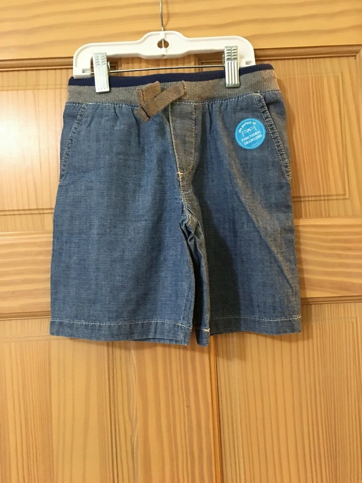 New Carter's Boy Denim Blue Pull-On Shorts many sizes - Image 1 of 1