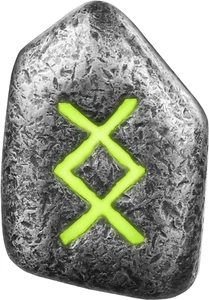 2025 Germania Rune Ingwaz 1Oz .999 Silver Antique Cast Bar - Picture 1 of 1