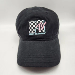 Gorra MTV Snap Back Mujer Negra Música Televisión Retro Ajustable - Imagen 1 de 7