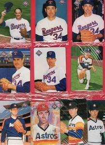1994 Mothers Cookies Nolan Ryan Set Of 11 Cards Mets Rangers Astros Angels Mint - Picture 1 of 2