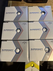 New 2023 6 Dozen Callaway Supersoft Golf Balls 72 Ball 6DZ - Picture 1 of 3