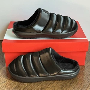Nike Burrow SE Slippers Women's Size 8 Black FZ7940 002 Puffer Quilted NIB - Picture 1 of 15