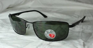 RAY-BAN SONNENBRILLE *RB 3498 002/9A* Gr.64 NEU Polarisiert - Imagen 1 de 4