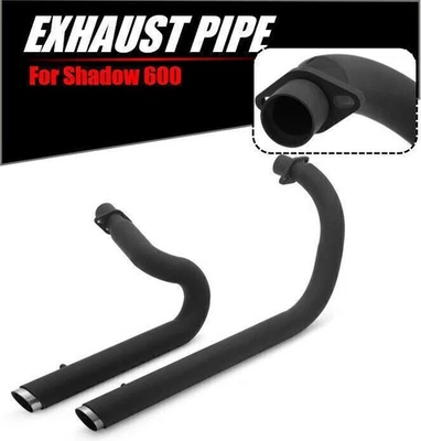 Silenciador de escape escalonado Shadow VLX600 para Honda Longshots Silence VT600C Foto 1 de 4