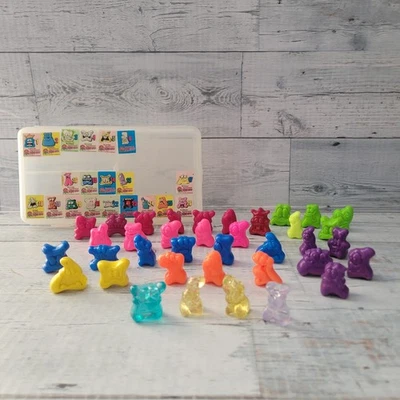 Vintage 90s LAOR JoJos Bouncin' Boneheads Game Lot Of 37 With Storage Box Loose - Image 1 of 4