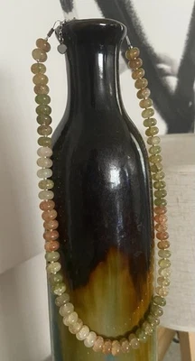Anthropologie Inspired Glass Abacus Beaded Necklace - Image 1 of 3