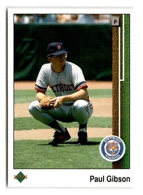 1989 Paul Gibson Upper Deck Rookie - Detroit Tigers - Image 1 of 2