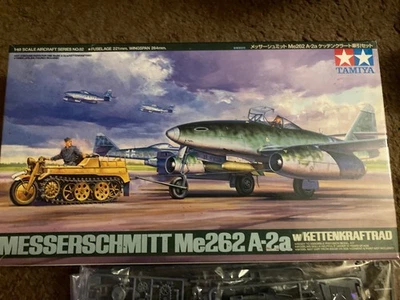 Kit modelo Tamiya 25215 Messerschmitt Me262 A-2a y piñón escala 1/48 Foto 1 de 2