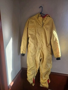 Vintage Ski-Doo Snowmobile Herren Einteiler Anzug gelb Gr. XL gebraucht - Bild 1 von 19