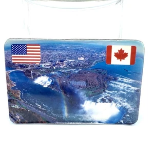 Niagara Falls U.S. Canada Souvenir Fridge Magnet 3" - Picture 1 of 1