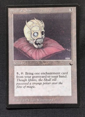 MTG Skull of Orm The Dark English Unplayed Magic the Gathering 1994 - Image 1 of 2
