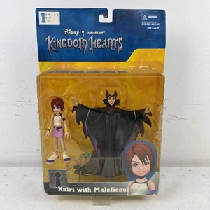 Disney Kingdom Hearts Kairi & Maleficent Toycom Figure Set Square-Enix - Picture 1 of 8