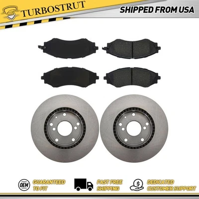 Front Centric OE Brake Pads and Rotors Kit for Daewoo Leganza Daewoo 1999-2002 - Image 1 of 4