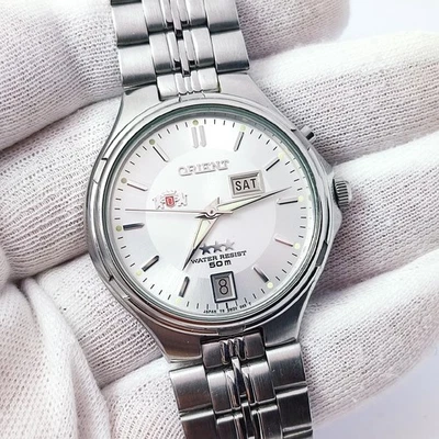 ⭐Reloj Japón Orient Automático Acero Inoxidable Resistente al Agua Hecho en Japón Foto 1 de 4