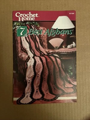 Crochet Home 7 Best Afghans Pattern Booklet - Image 1 of 4